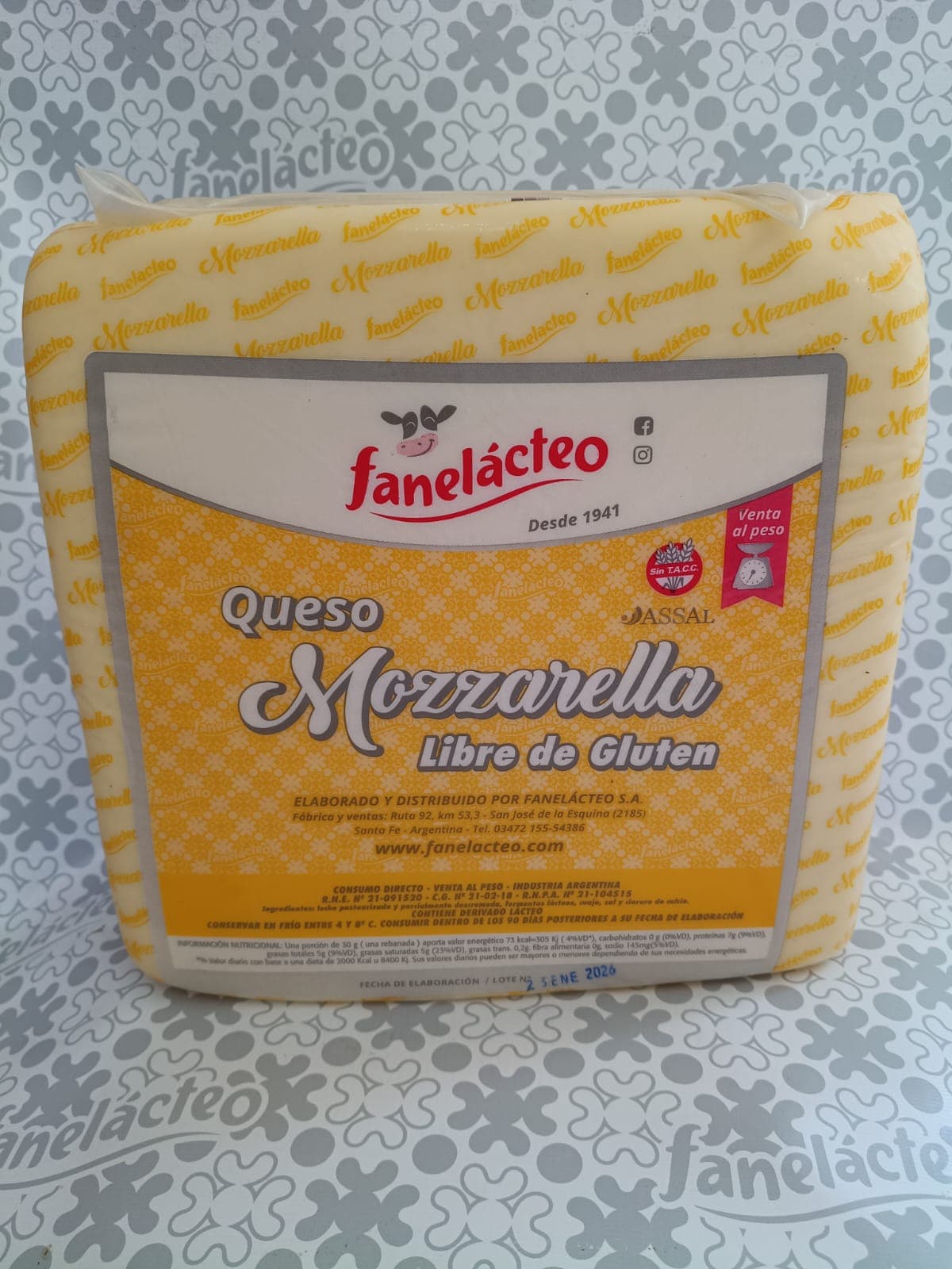 Mozzarella (Barra e Hilada)
